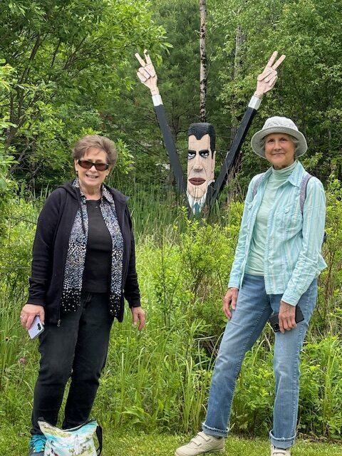 Club Members at Langlais Art Preserve